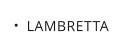 LAMBRETTA